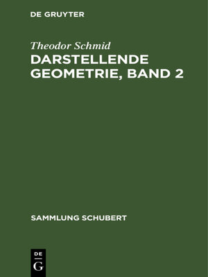 cover image of Darstellende Geometrie, Band 2